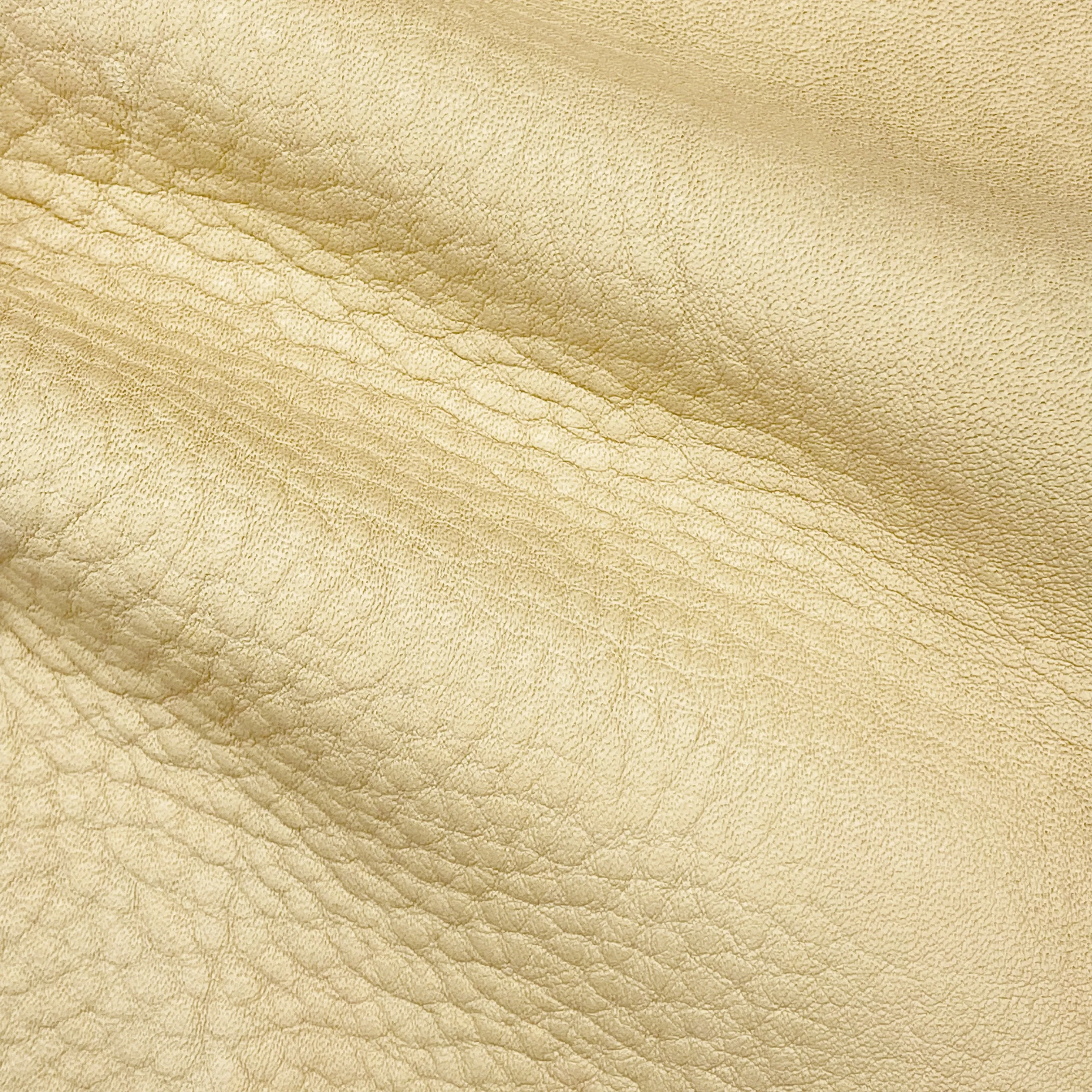 5oz (2.5mm) Cow Leather - Buttercream (per square foot)