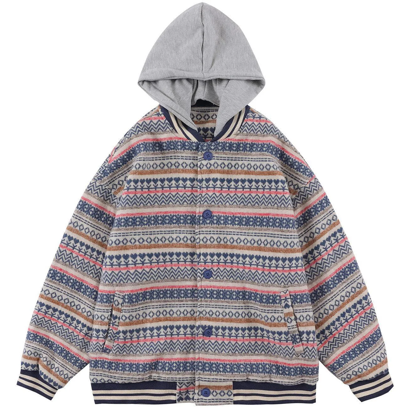 AlanBalen® - Colorful Knit Hoodie