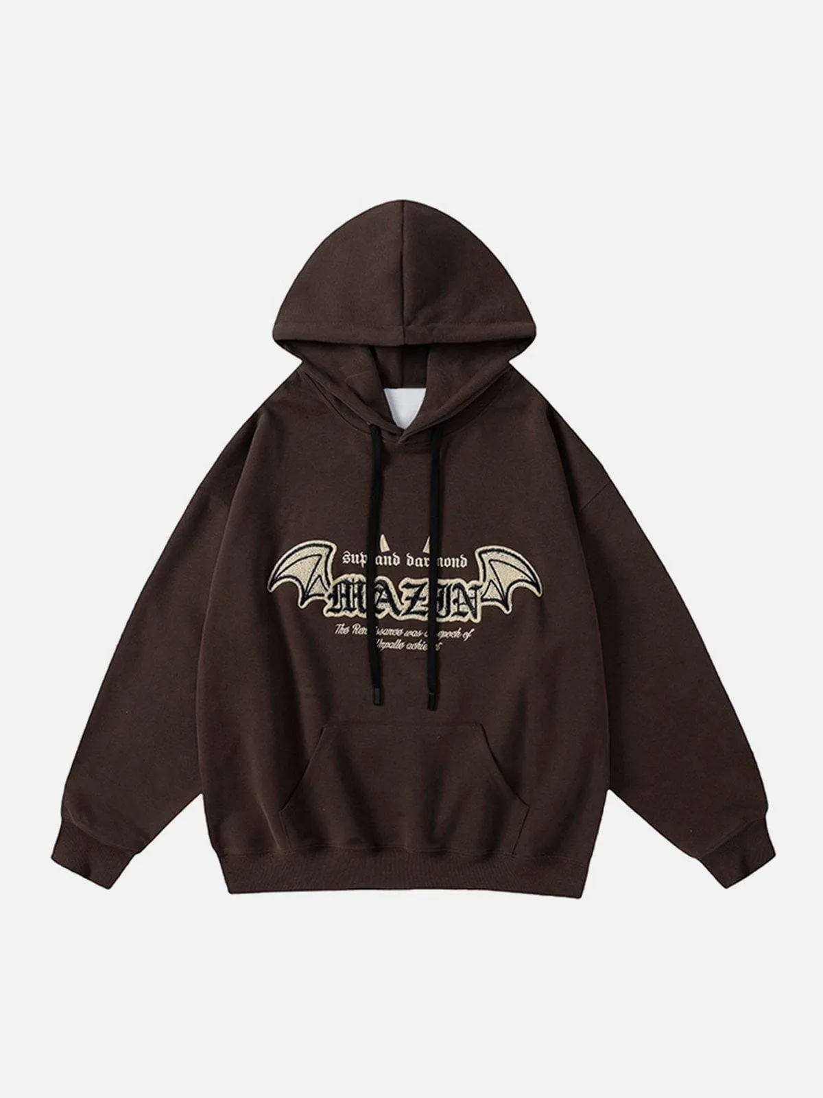 AlanBalen® - Devil's Wings Embroidery Hoodie