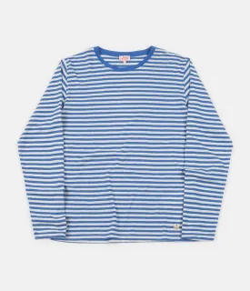 Armor Lux Striped Breton Long Sleeve T-Shirt - Lapis / Nature