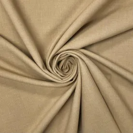 Beige Viscose Suiting Fabric