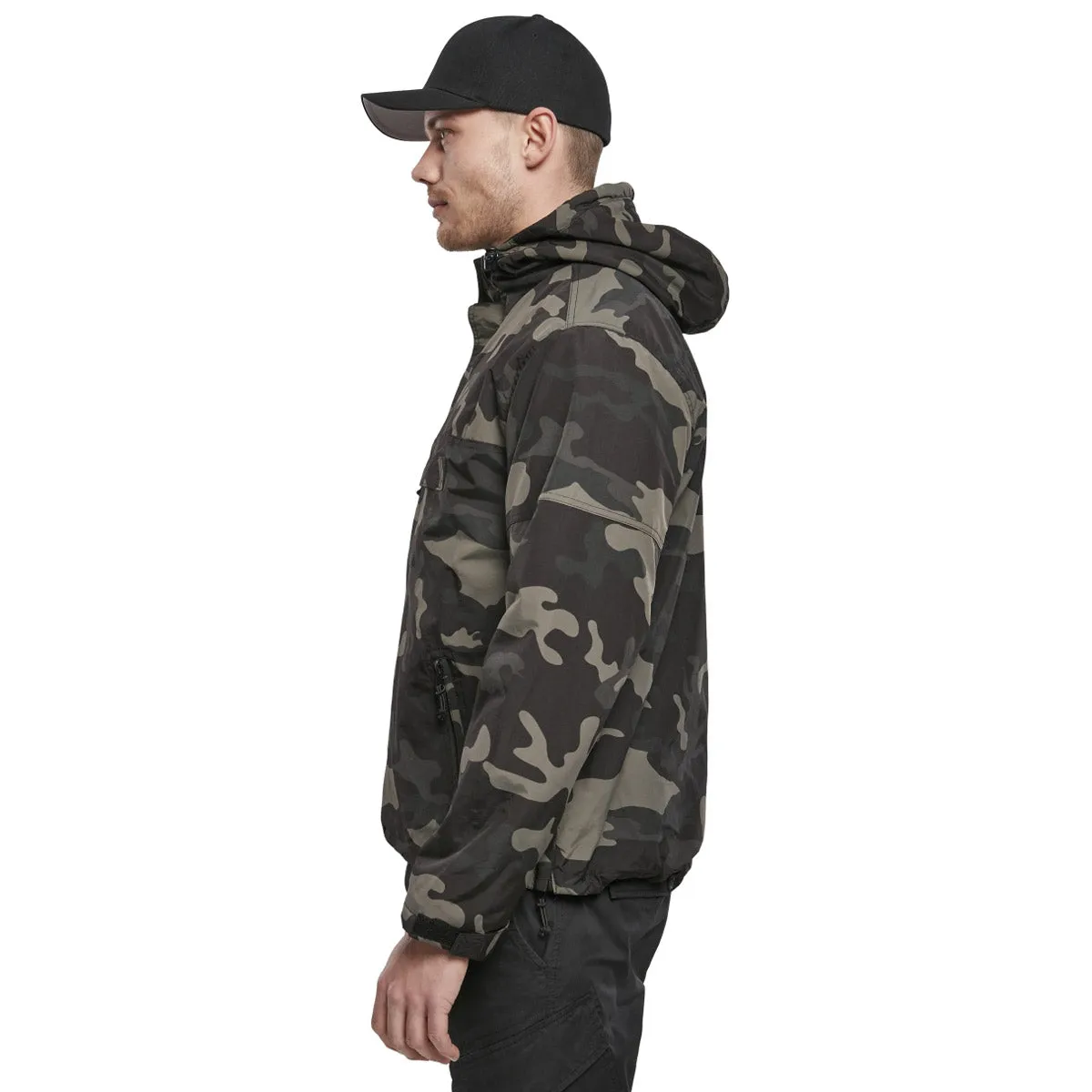 Brandit Windbreaker Jacket Dark Camo