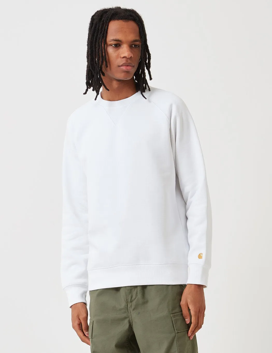 Carhartt-WIP Chase Sweatshirt - White