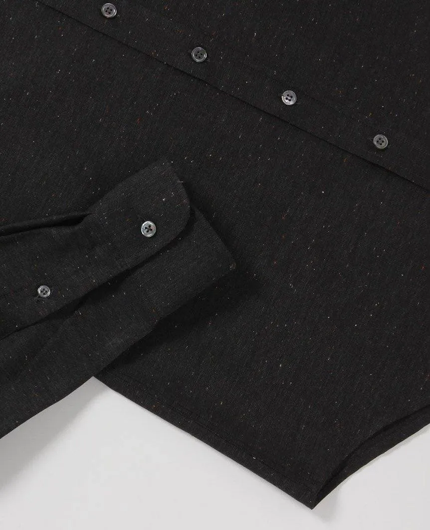 Charcoal Flecked Shirt