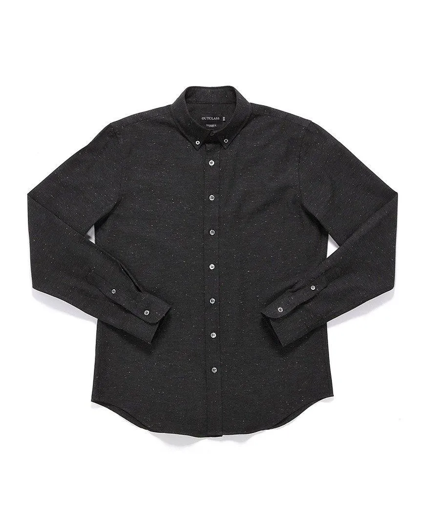 Charcoal Flecked Shirt