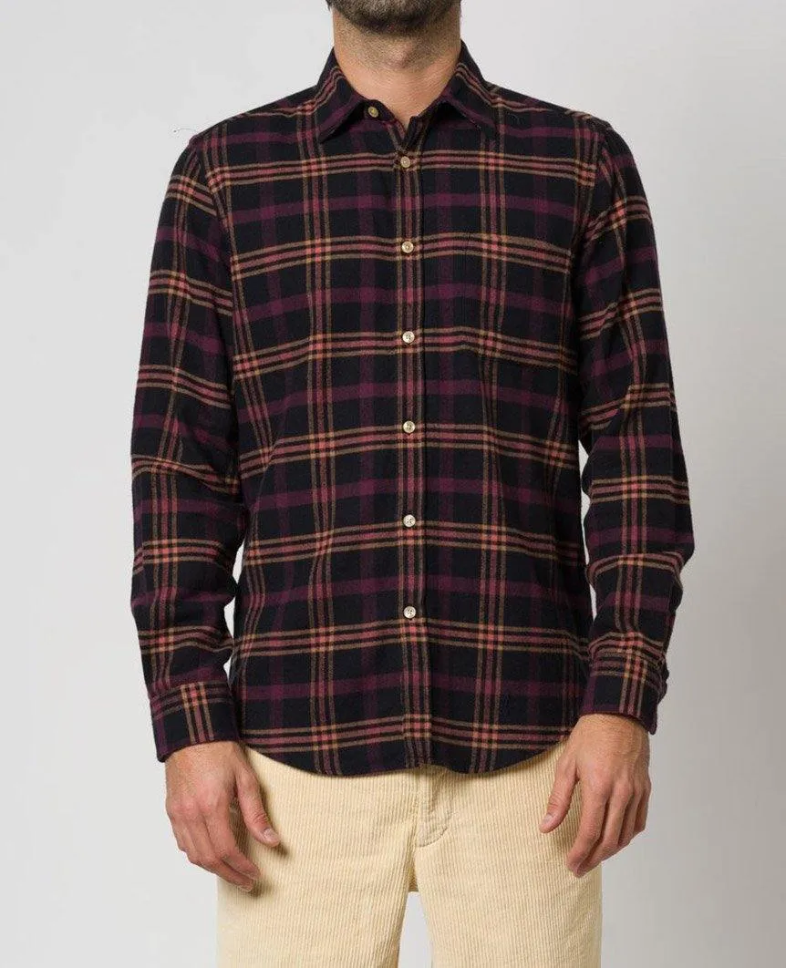 Compact Check Long Sleeve Buttondown Shirt