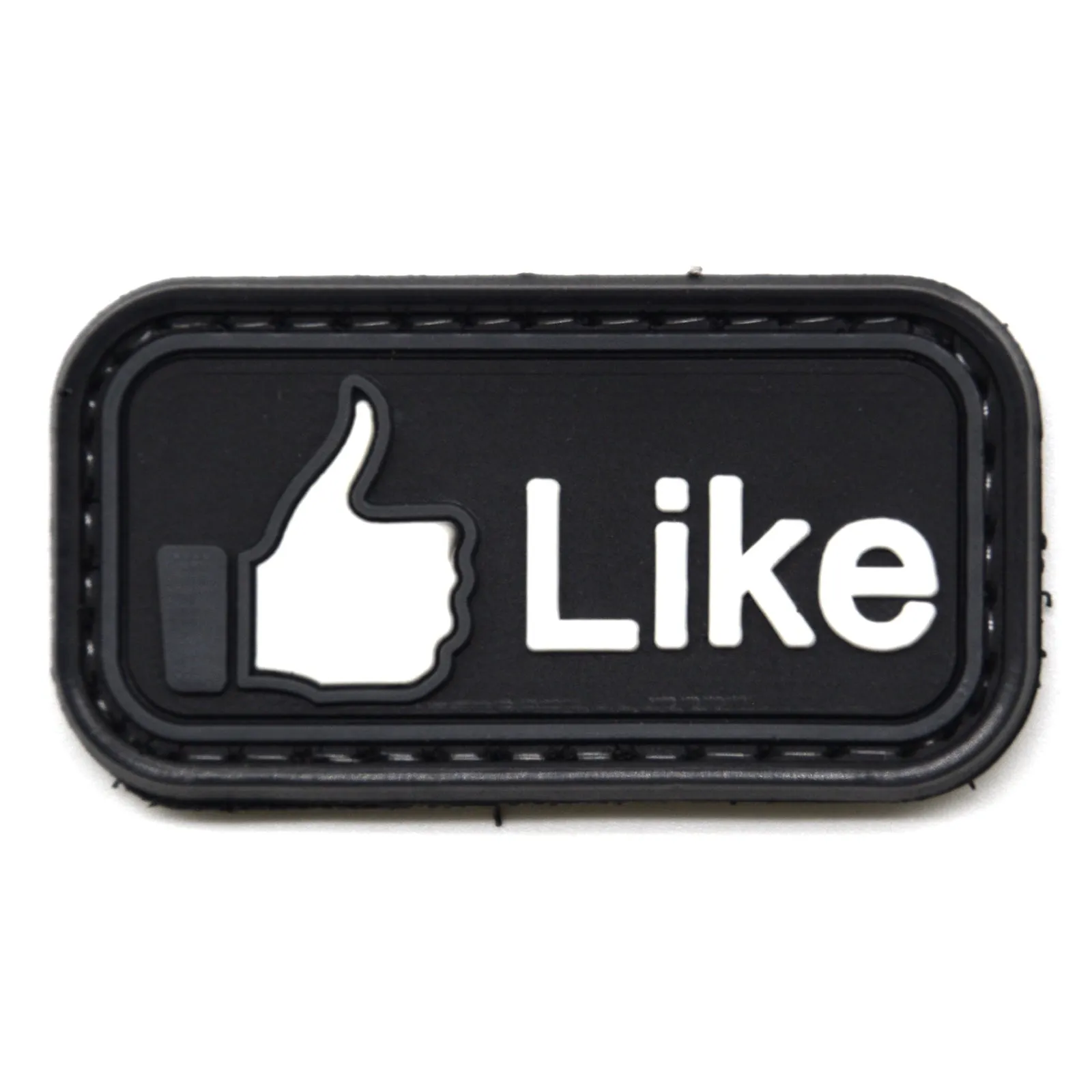 Like Button Thumbs Up Patch Black