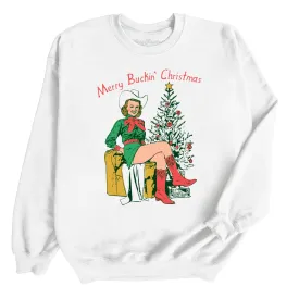 Merry Buckin' Christmas Sweatshirt