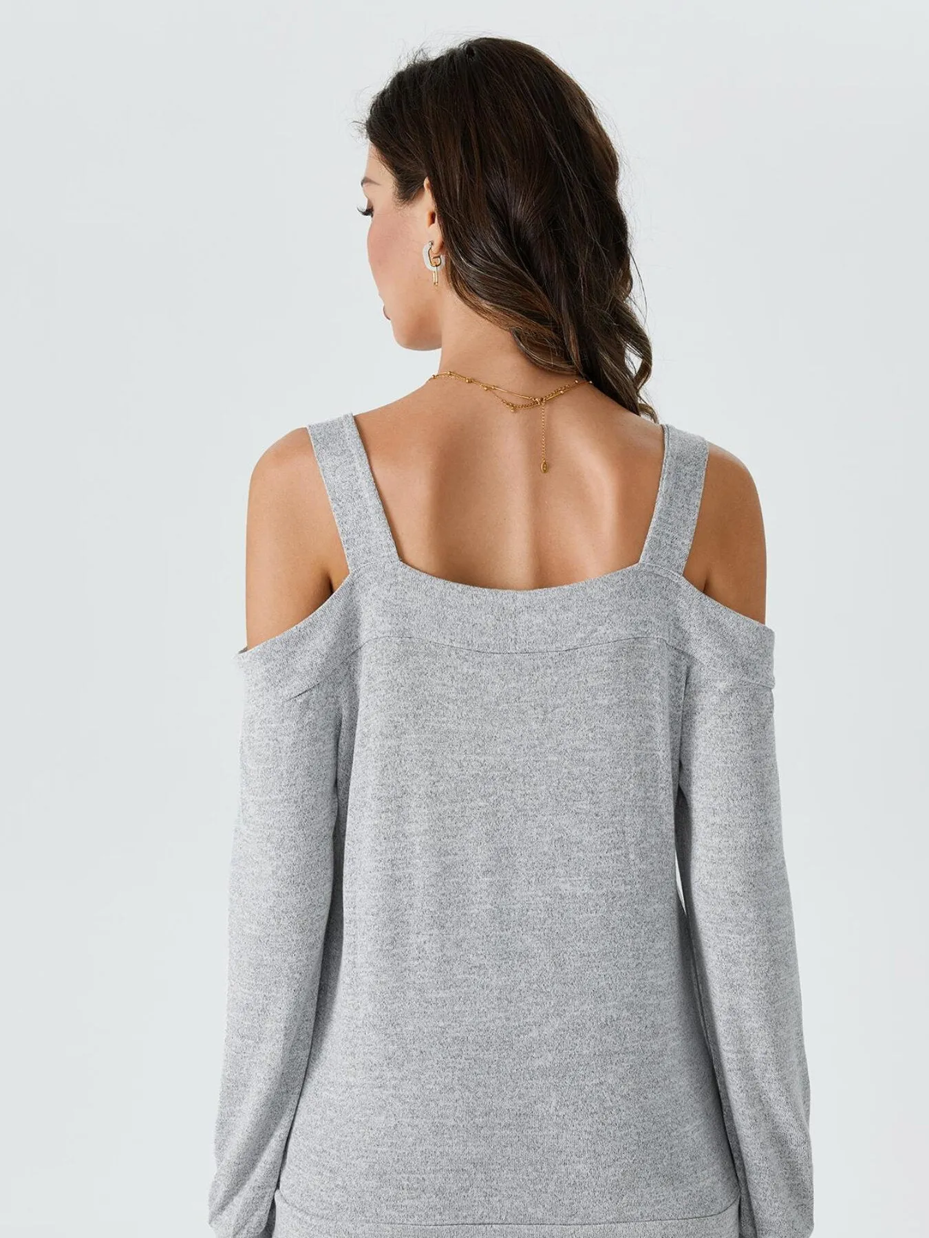 OL Cut Out Cold Shoulder Tee