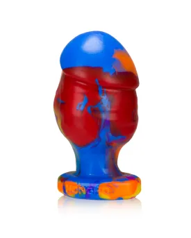 Oxballs Honcho 6 Inch Girthy Rainbow Silicone Veiny Butt Plug