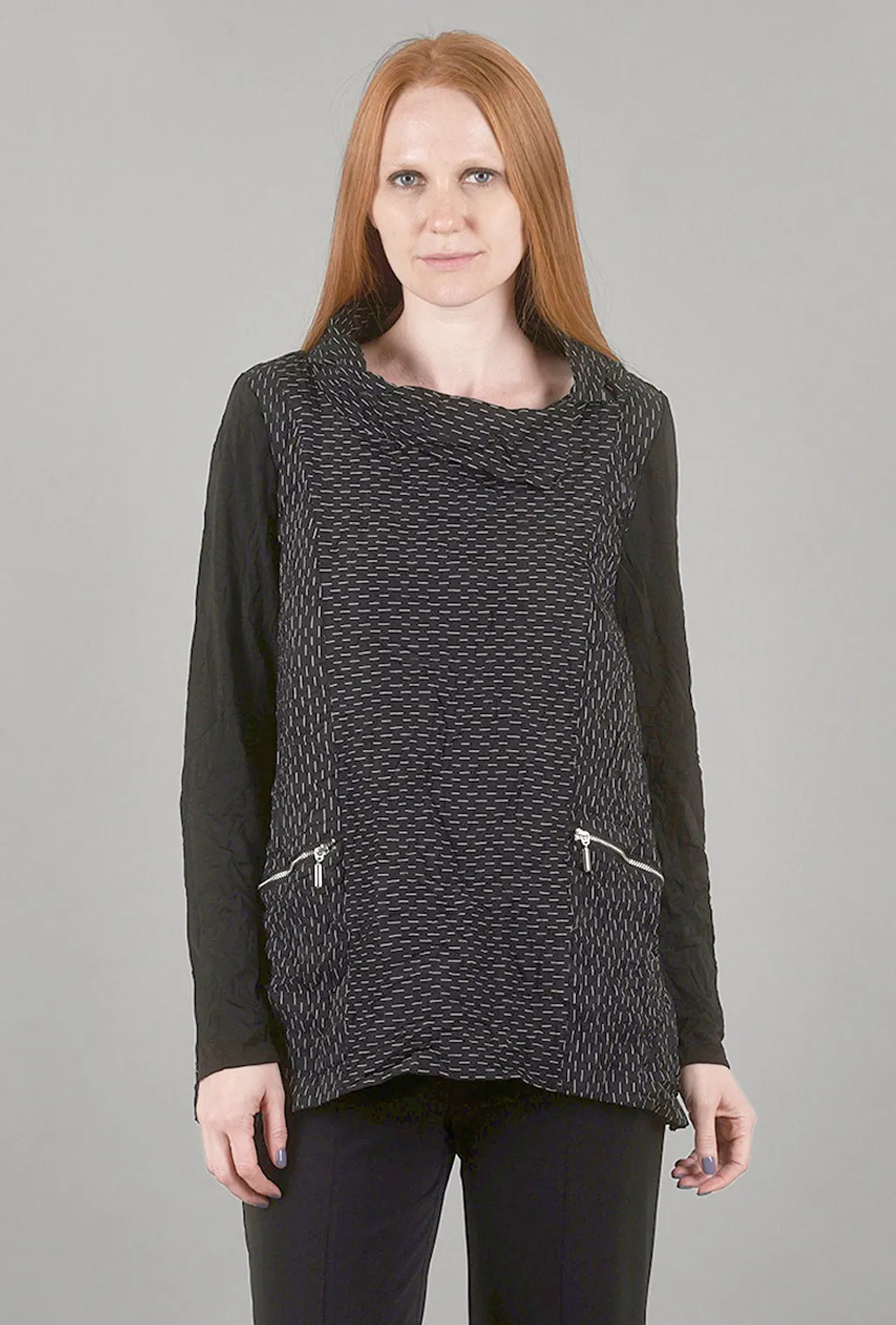 Perfect Sculpt Scrunch Tunic, Black