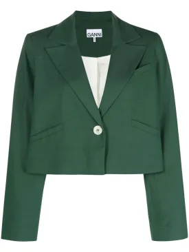 SINGLE-BREASTED CROPPED BLAZER