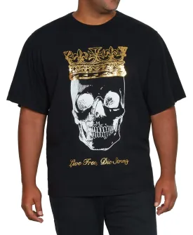 Skull Face Print T-Shirt